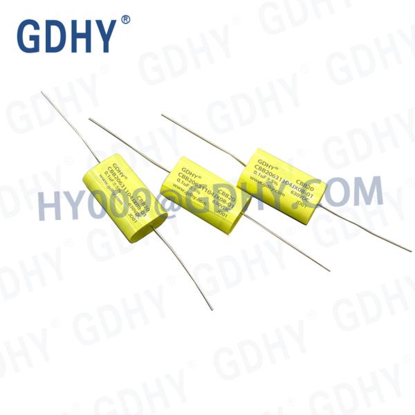 Buy cheap 104nF Axial Audio Film Capacitor Metallized Polypropylene 630VDC CBB20 from wholesalers