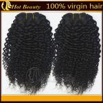 100% Remy Brazilian Wavy Human Hair Extensions Natural Black and Red Color
