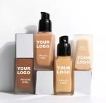 OEM/ODM Logo Low Moq Mineral Collagen Serum Full Coverage Dewy Foundation Face