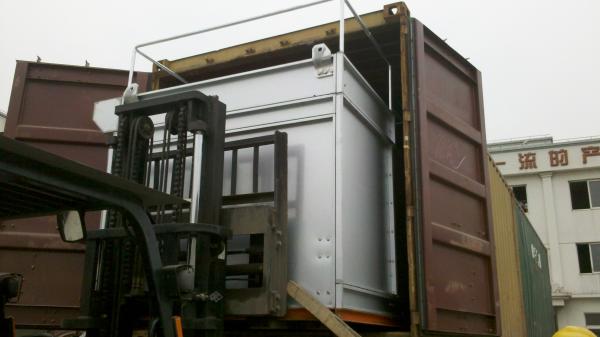380V 3P 50HZ Closed Circuit Cooling Tower 50 M3/H Nominal Flow Rate Long
