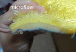 40 * 60 Cm Yellow Beautiful Microfiber Dust Mop Fleece Bathroom Anti - Skid