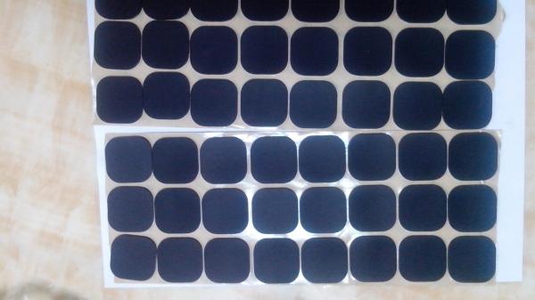 Buy cheap High Cleanliness Die Cut Products Black PET Film For LED Bottom Protection from wholesalers