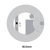 Buy cheap 13.56MHZ UHF Wet Inlay RFID Tag Dia 25mm For Paper Card / Key Fob / Wristband from wholesalers