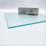 Cut Deep Processing 6mm Black Painted Glass Table Top for Living Room Decoration