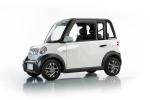 Battery Powered Electric City Car With 4 Seats All Electric Vehicles White Color