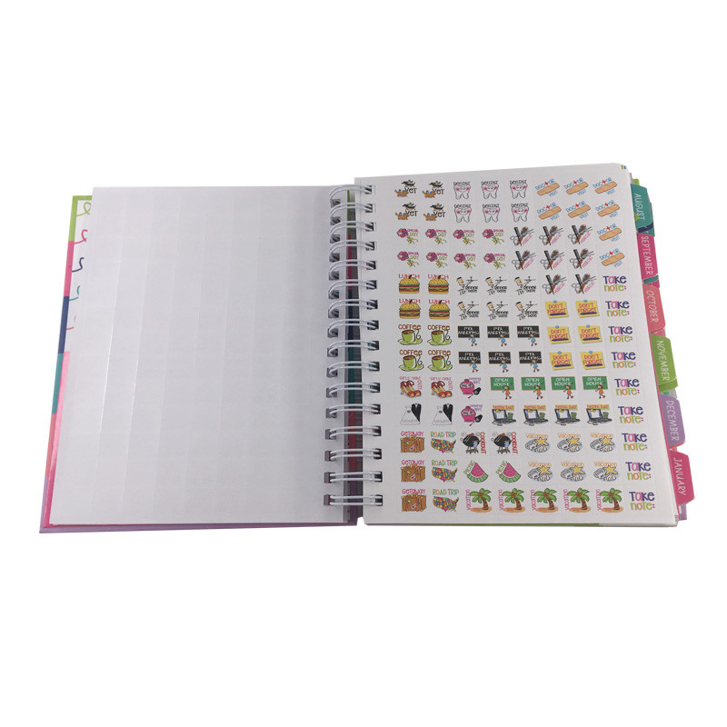 Hardcover Custom Planner Printing Custom Journals And Planners With Box 2019-2020 Design