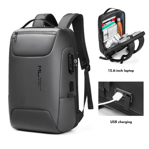 Buy cheap New bag laptop usb charging anti theft men college school waterproof bagpack backpack bag backpacks for men from wholesalers