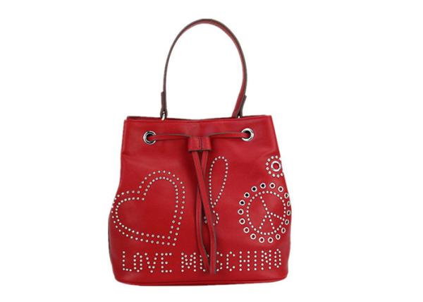 Buy cheap PU Soft Leather Womens Shoulder Handbags Bucket Shape With Rivet from wholesalers