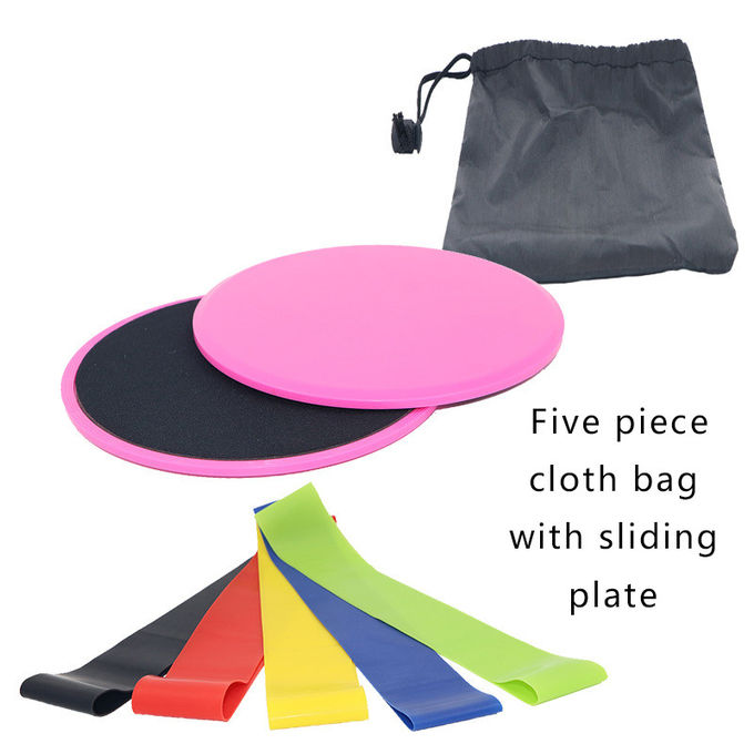 Eco Friendly Customized Exercise Yoga Fitness Exercise Round Mat Gym Training Sliding Discs
