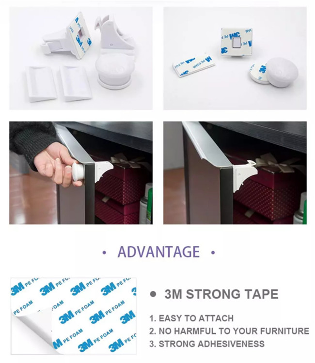 Cupboard Drawer Magnetic Child Safety Cabinet Locks Prevent Children From Turning Things Around