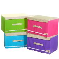 Buy cheap Portable 420D 600D Non Woven Closet Underwear Storage Box With Lid product
