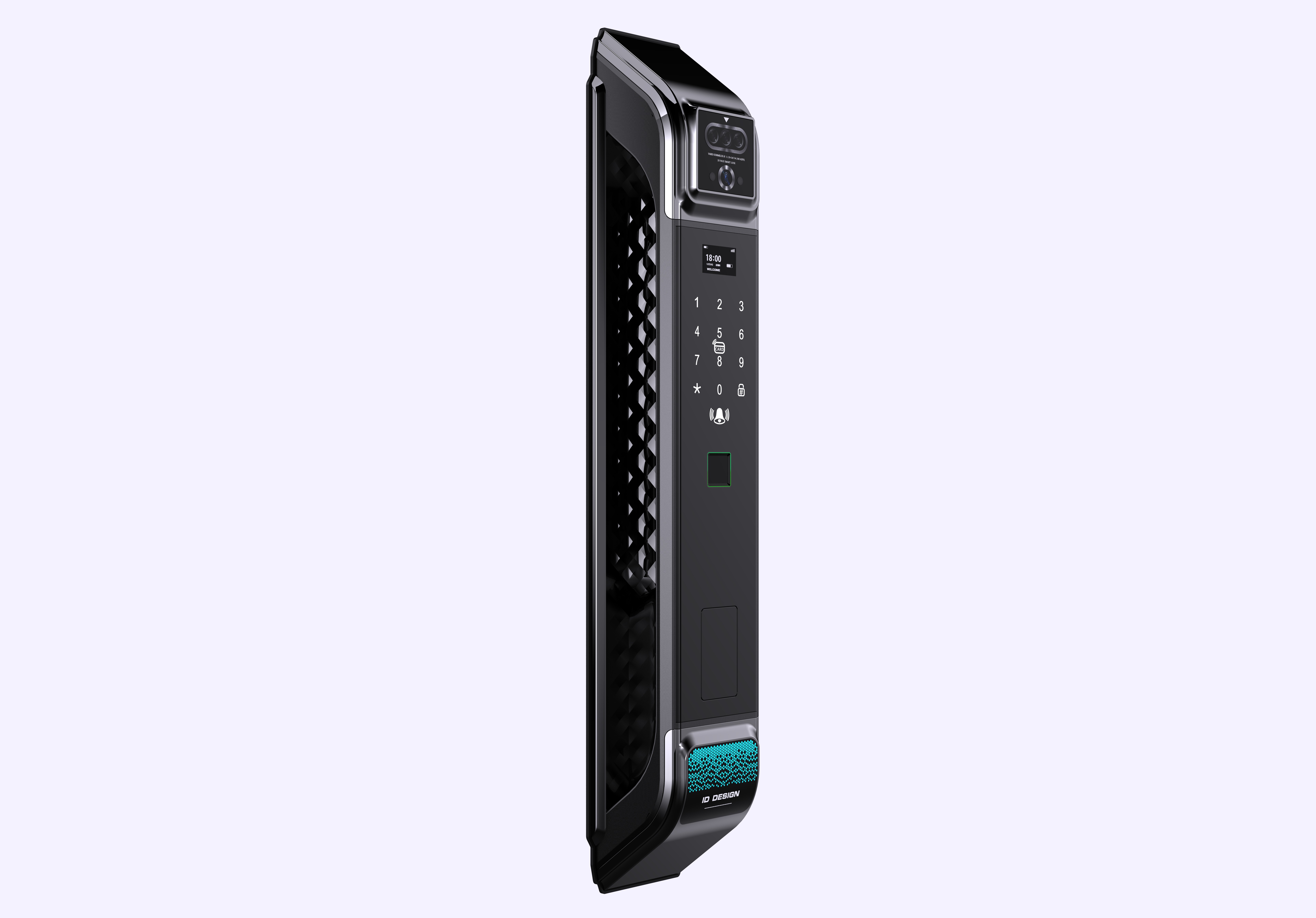 Office Face Recognition Door Lock Fingerprint Scanner Door Access System