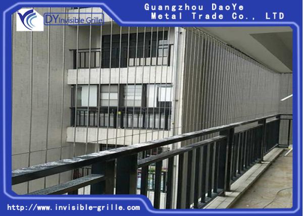 Buy cheap Safety Grilles Stronger Foundation Frame Wire Aluminium for the Balcony Invisible Grille from wholesalers
