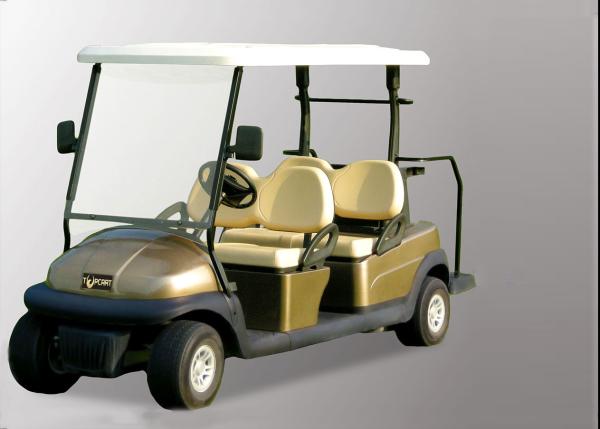 Buy cheap Champagne Color 4 Seater Golf Cart Electric Vehicles With 3.7kw KDS Motor from wholesalers