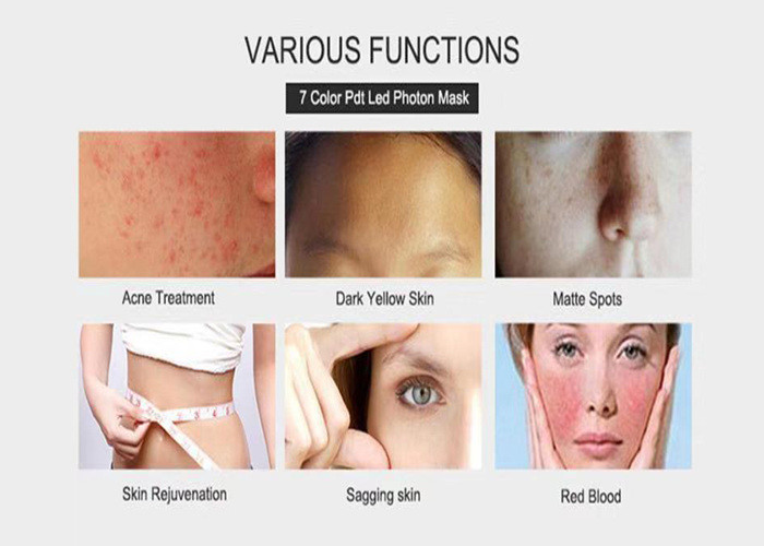 Skin Whitening PDT Machines 7 Lights For Home And Salon