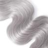 Buy cheap Bouncy 1B / Grey Ombre Hair Extensions 100 Real Human Hair For Women from wholesalers