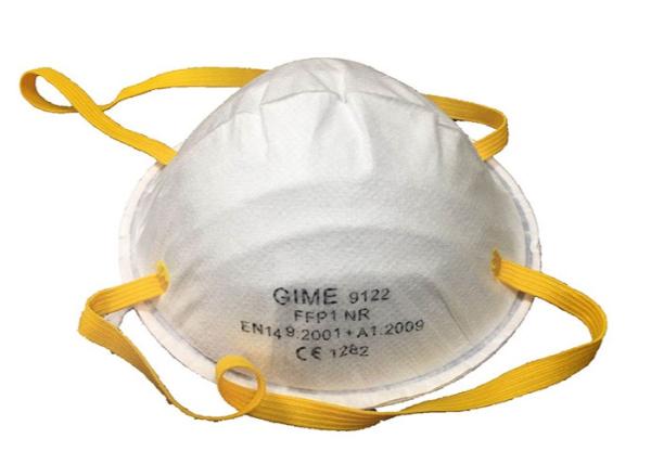 Buy cheap Unisex Multi Layer White FFP1 Face Mask from wholesalers
