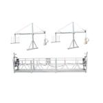 Construction building 500kg ZLP wire rope suspended working platform for sale