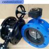 Buy cheap OEM Supported Pneumatic Ductile Iron Flange Soft Seal Butterfly Valve for Gas Media from wholesalers