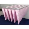 Buy cheap F5 F6 F7 F8 F9 Air Purifying Bag 0.3 Micron Porosity Superfine Fibre from wholesalers