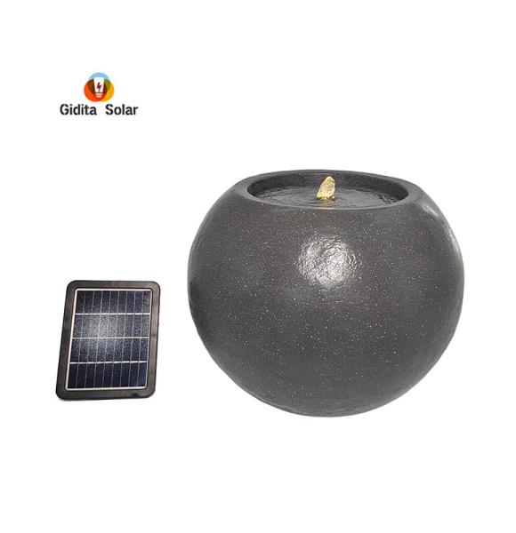 Buy cheap Garden Black Marble Ball Solar Water Pump Fountain with Low Pressure and Ball from wholesalers