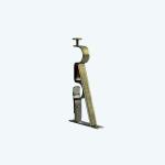 KYOK Electroplated Classical Style Expandable Twisted Curtain Finial Curtain Rod