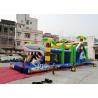 Buy cheap Outdoor Commercial Jungle Shark Inflatable Obstacle Course For Kids And Adults Fun from wholesalers