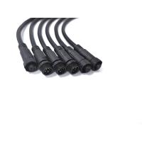 Buy cheap Black M12 4 Pin Waterproof Cable Connector 250V Rated Voltage Male product