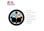 Ribbon Outdoor Fiber Optic Cable Flame Resistance For Access Network