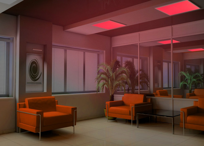 SMD5050 RGB Led Panel Lamp Full Color Led Slim Panel Light IP44