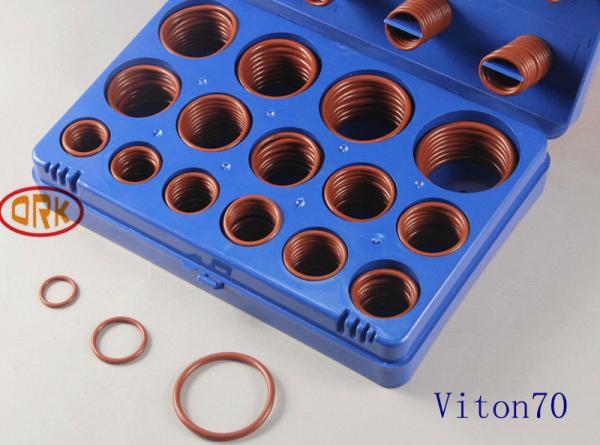 Buy cheap Industrial Fluorine Rubber O Rings Kits Max -25 Tensile Change from wholesalers
