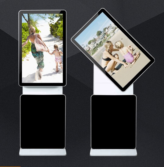 43" inch ground stand rotating screen LED LCD WIFI network Android monitor