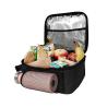 Buy cheap Spacious Adult Oxford Insulated Lunch Bag With Embroidery Logo from wholesalers