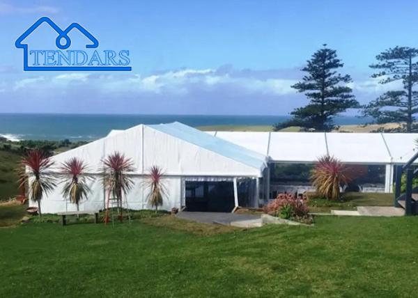 Buy cheap Aluminum Alloy White Party Tents 800 People Wedding Party Temp Tent Structures Tent Wedding Ceremony And Reception from wholesalers