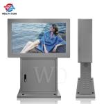 Standing Landscape Outdoor LCD Screen Display Powder Coating Treatment