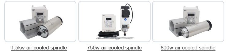 Maximum Torque of 1.59Nm 3.5kw ER20 CNC Router Machine Spindle with Fan Cooling Syste