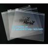 Buy cheap Zipper Pouch Plastic Cosmetic Bag Pouch Vinyl Slider Zipper Bag, Zipper slider clear shopping plastic packaging bags from wholesalers