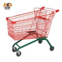 Buy cheap 210L 580MM Anti Rust Lightweight Heavy Duty Steel Shopping Cart Trolley On product
