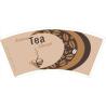 Buy cheap Eco Friendly Durable Paper Cup Fan 260gsm Coated Biodegradable For Tea from wholesalers