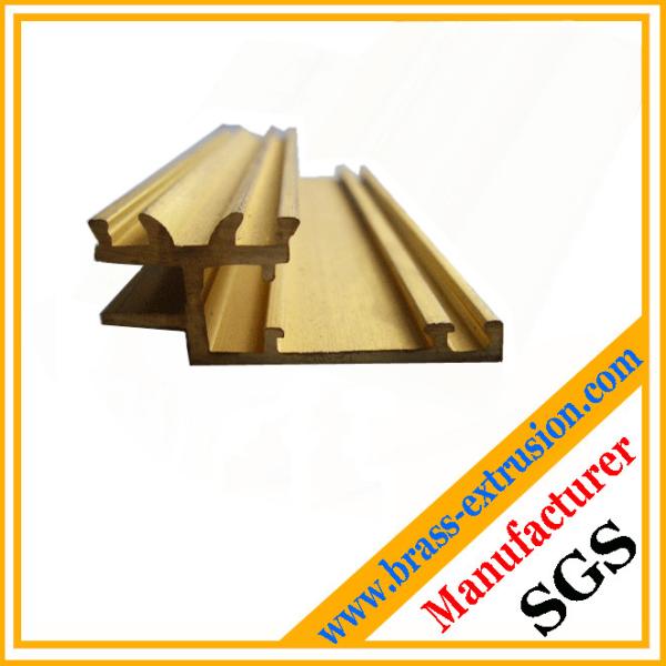Buy cheap solid brass building material extrusion section of window and door from wholesalers