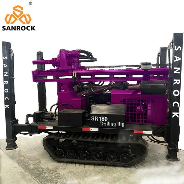Buy cheap Geothermal Water Borehole Drilling Equipment Depth 180Meters Hydraulic Water Well Rig from wholesalers