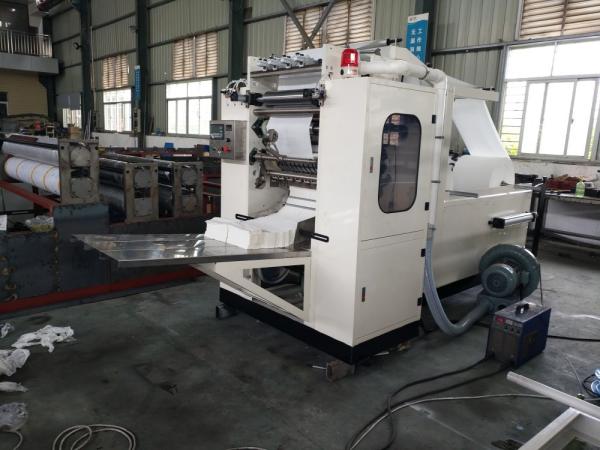 Buy cheap 1500pcs/min Facial Tissue Paper Making Machine 4 Lines 380V 50Hz from wholesalers