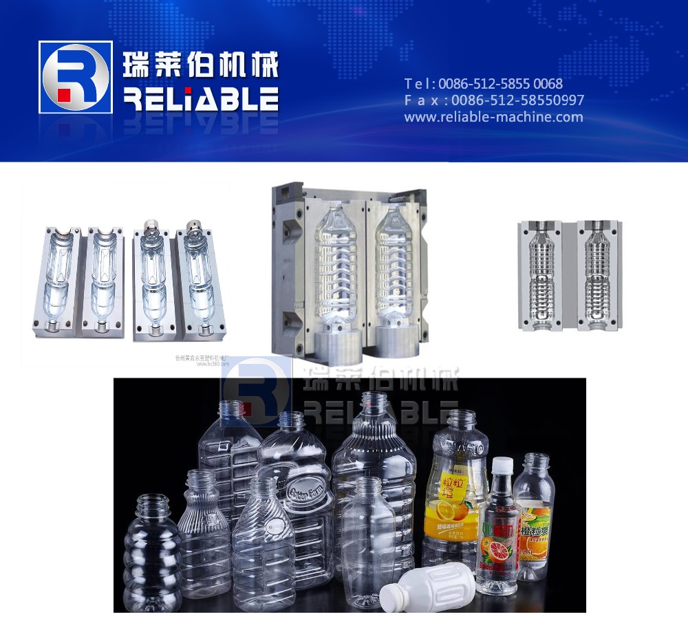 4600 KG Bottle Blow Molding Machine 50 HZ For Water / Juice / Soft Drink