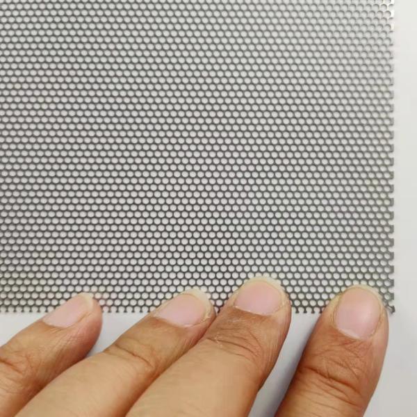Buy cheap Stainless Steel 304 0.5 Mm Perforated Sheet Micro Round Hole Metal Grill Filter Screen from wholesalers