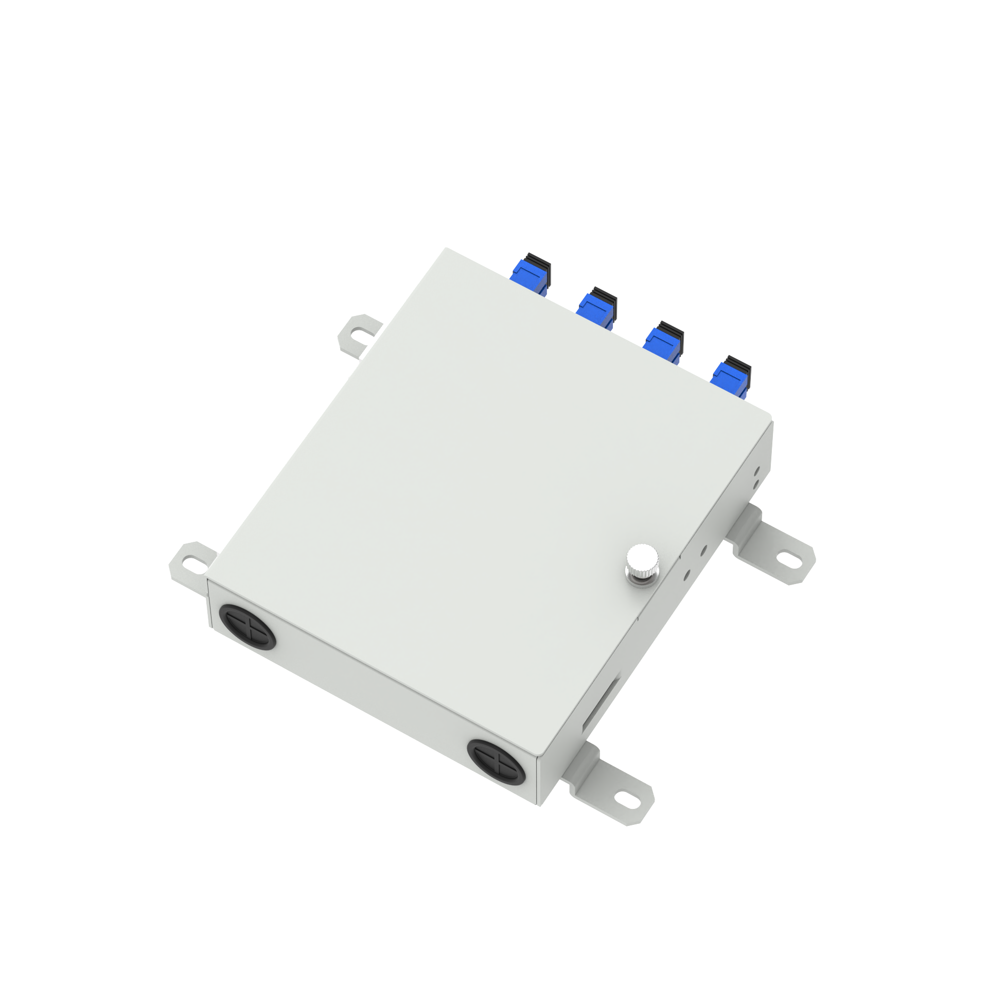 SC UPC Type 4 Cores Fiber Optic FTTH Terminal Box for Network FTTH Infrastructure