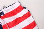Men's Drawstring Print Board Shorts Printed Beach Shorts 100% Polyester