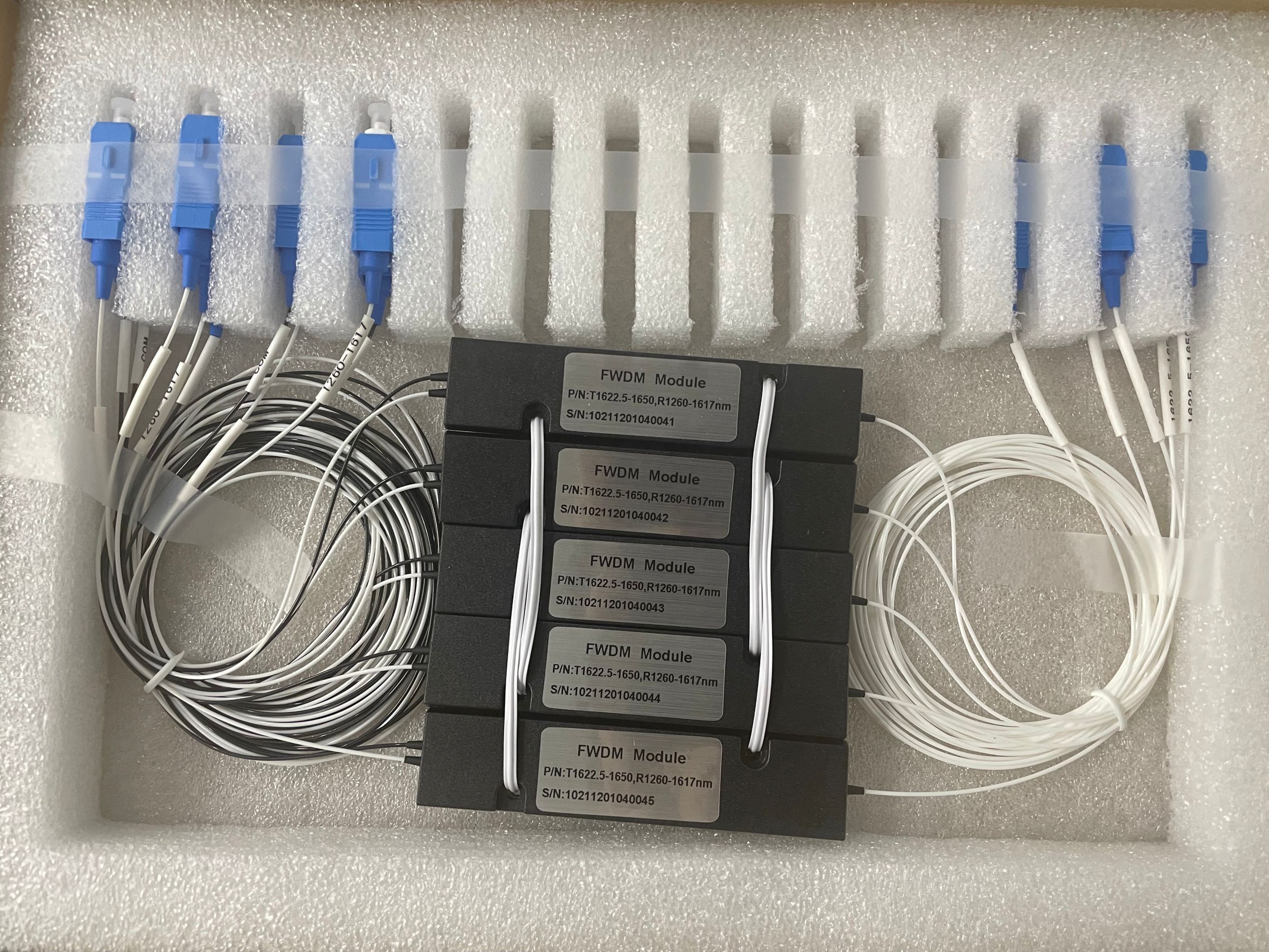1x2 Channel Wavelength Division Multiplexer FWDM Splitter SC UPC