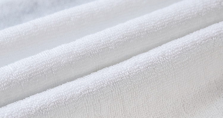 Spa Hotel Towel Set 100% Cotton Custom Logo Dobby Plain Rectangular Stable