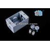 Buy cheap Die-cast Aluminum Weatherproof Boxes 3 Holes / 5 Holes Single Gang Outlet Boxes Die Cast Metal from wholesalers
