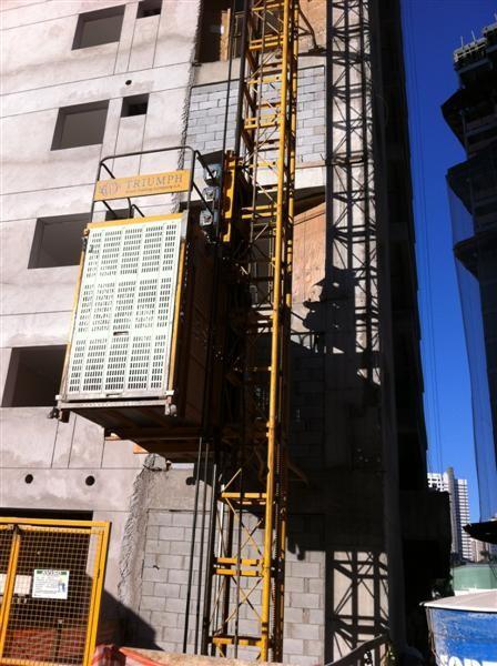 Buy cheap Electric Construction Hoist Elevator Single Cage , Building Lift from wholesalers